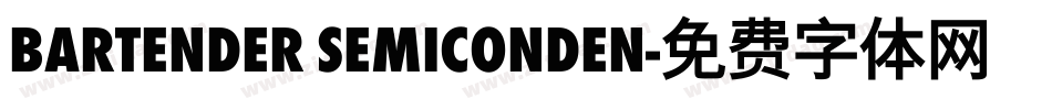 Bartender SemiConden字体转换